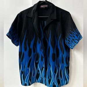 Vintage Flame Button-up